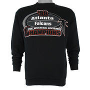 NFL (Tultex) - Atlanta Falcons Crew Neck Sweatshirt 1998 Medium Vintage Retro Football