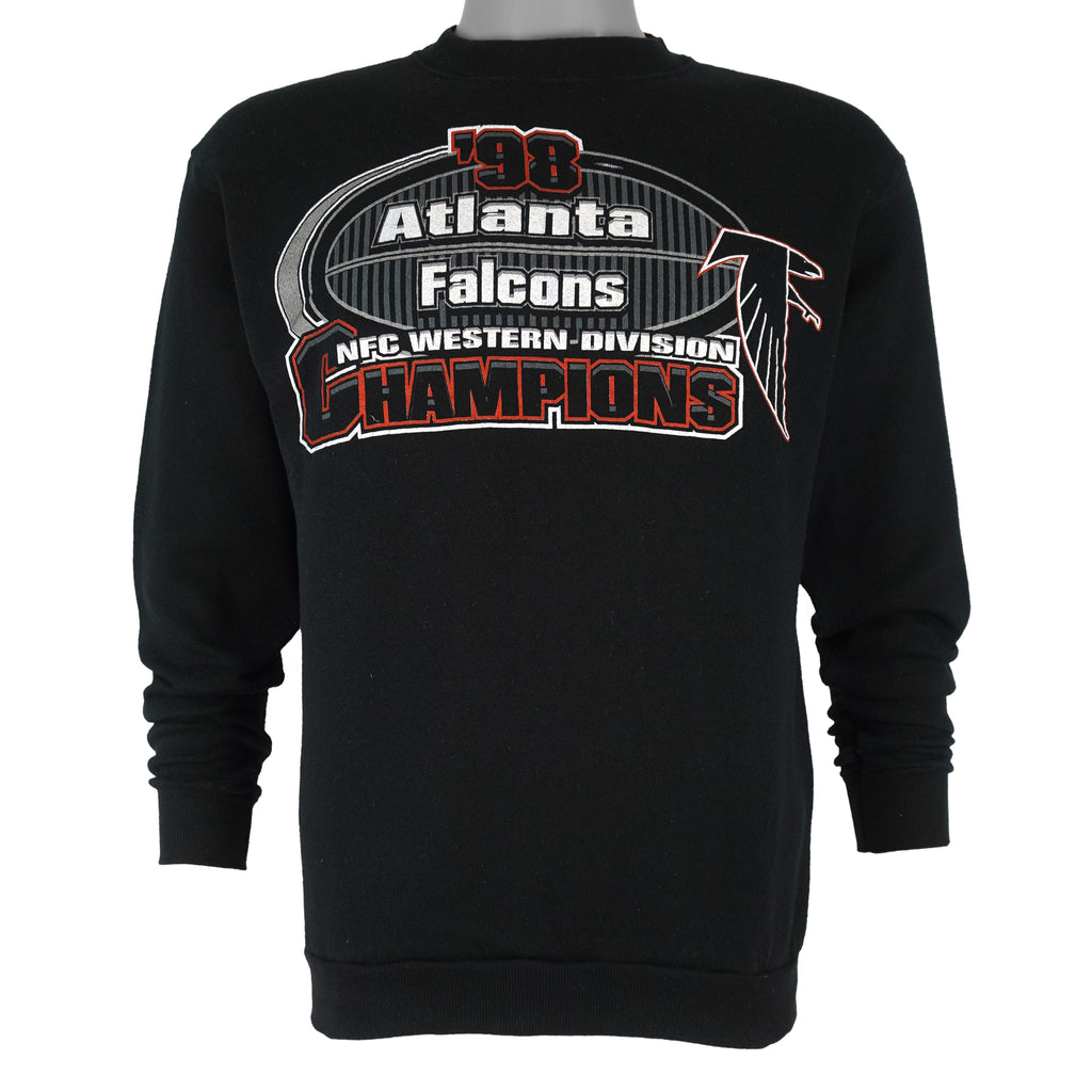NFL (Tultex) - Atlanta Falcons Crew Neck Sweatshirt 1998 Medium Vintage Retro Football