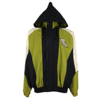 Starter - New Orleans Saints Button-Up Hooded Jacket 1990s Large Vintage Retro Football