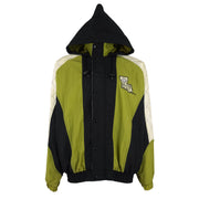 Starter - New Orleans Saints Button-Up Hooded Jacket 1990s Large Vintage Retro Football