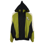 Starter - New Orleans Saints Button-Up Hooded Jacket 1990s Large Vintage Retro Football