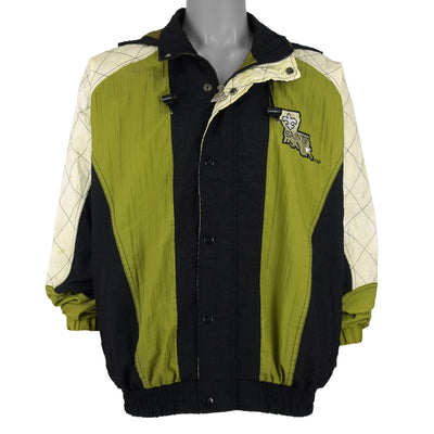 Starter - New Orleans Saints Button-Up Hooded Jacket 1990s Large