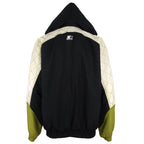 Starter - New Orleans Saints Button-Up Hooded Jacket 1990s Large Vintage Retro Football