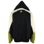 Starter - New Orleans Saints Button-Up Hooded Jacket 1990s Large Vintage Retro Football
