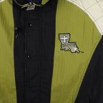 Starter - New Orleans Saints Button-Up Hooded Jacket 1990s Large Vintage Retro Football