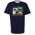 Vintage (Cows) - CSI Cow Scene Investigation T-Shirt 1990s Large