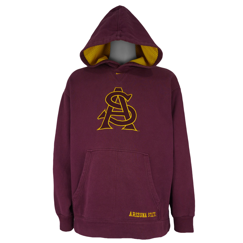 Nike - Arizona State Hooded Sweatshirt 1990s Large Vintage Retro