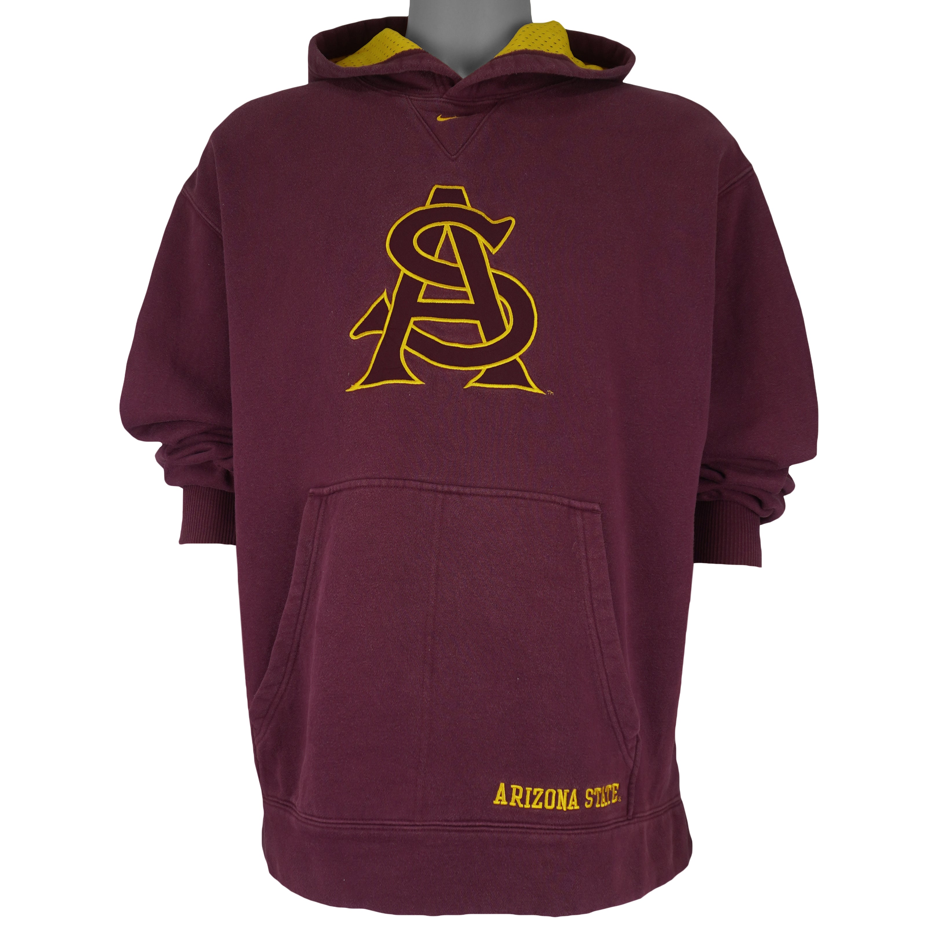 Nike - Arizona State Hooded Sweatshirt 1990s Large Vintage Retro