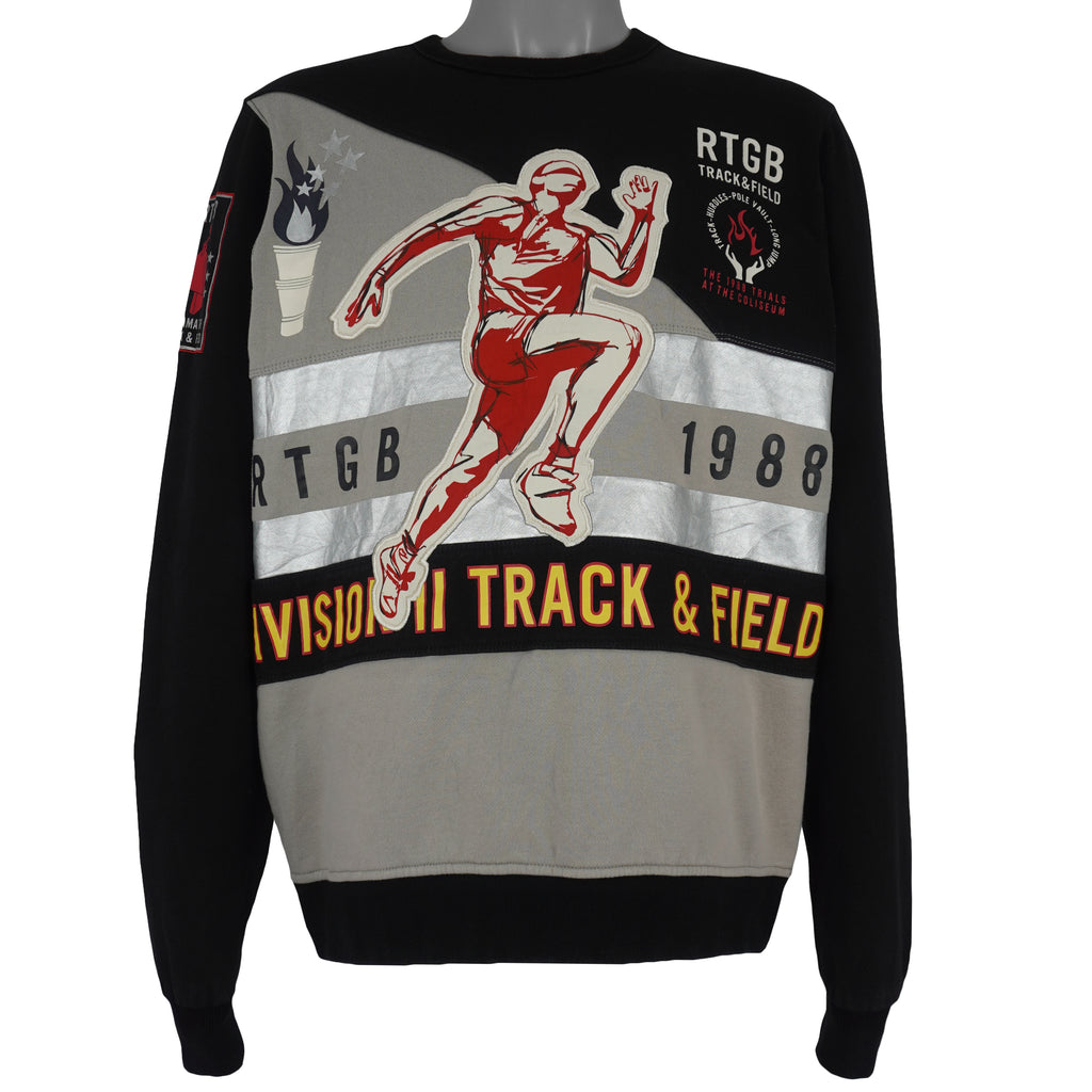 Vintage (Red Tag) - AL Colosseo Track & Field Sweatshirt 1988 Large Vintage Retro