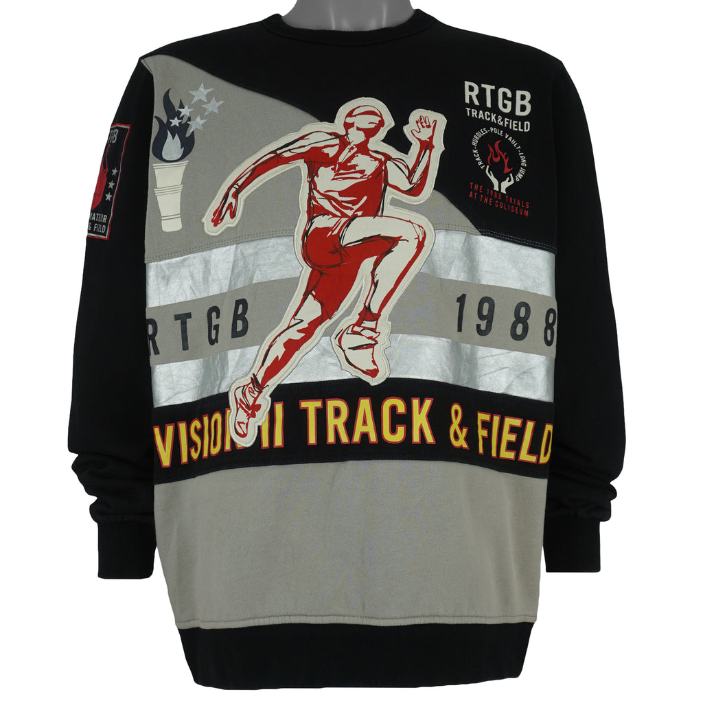 Vintage (Red Tag) - AL Colosseo Track & Field Sweatshirt 1988 Large Vintage Retro
