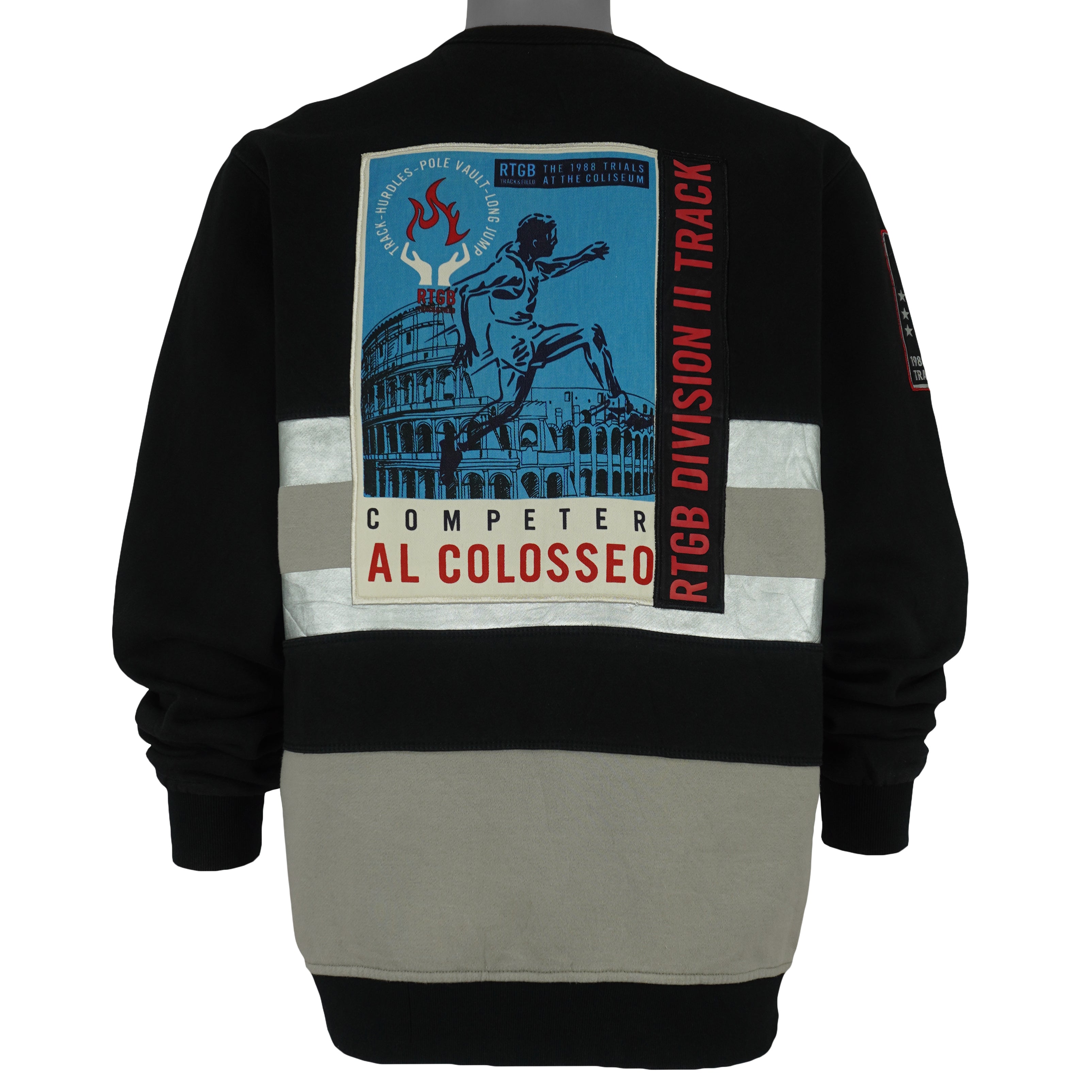 Vintage (Red Tag) - AL Colosseo Track & Field Sweatshirt 1988 Large Vintage Retro