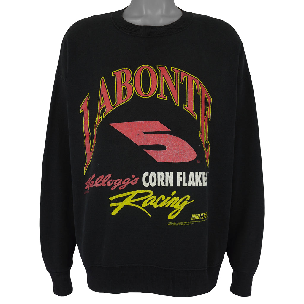 NASCAR (Chase) - Labonte No. 5 Racing Crew Neck Sweatshirt 1997 X-Large Vintage Retro