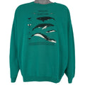 Vintage (Hanes) - Whales of Cape Cod Crew Neck Sweatshirt 1990s X-Large Vintage Retro