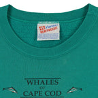 Vintage (Hanes) - Whales of Cape Cod Crew Neck Sweatshirt 1990s X-Large Vintage Retro