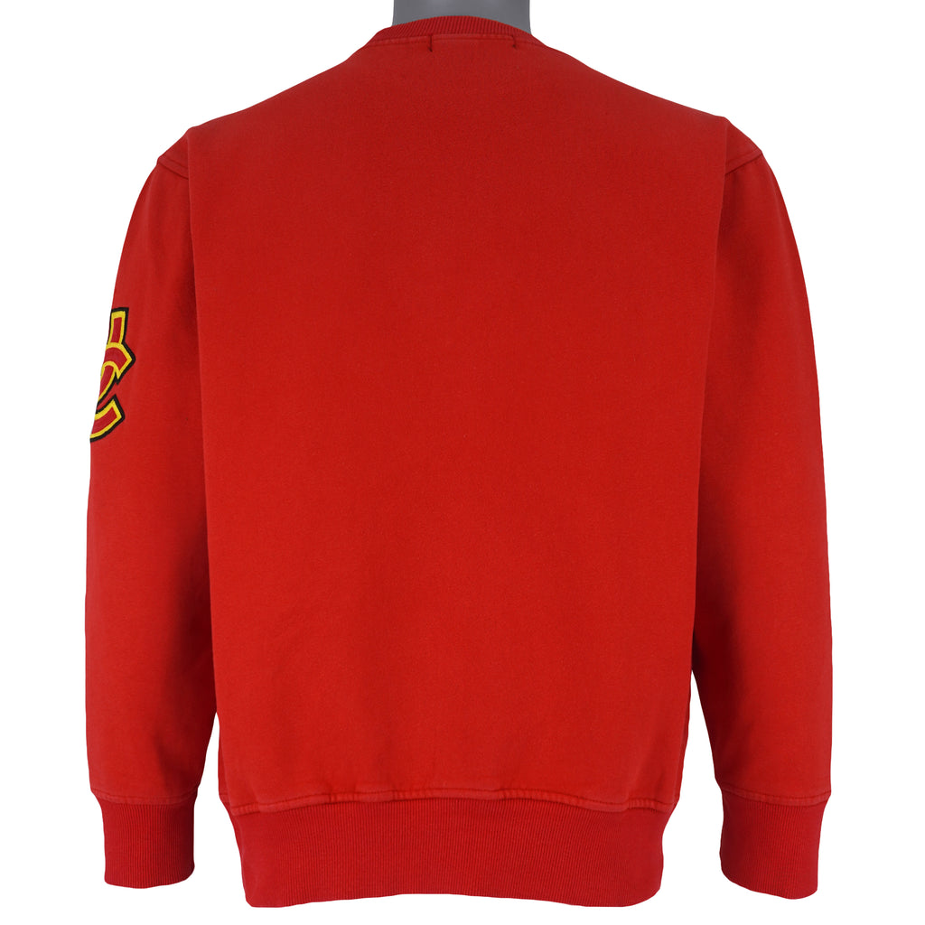 Vintage - University of Calgary Spell-Out Crew Neck Sweatshirt 1990s Small Vintage Retro Football