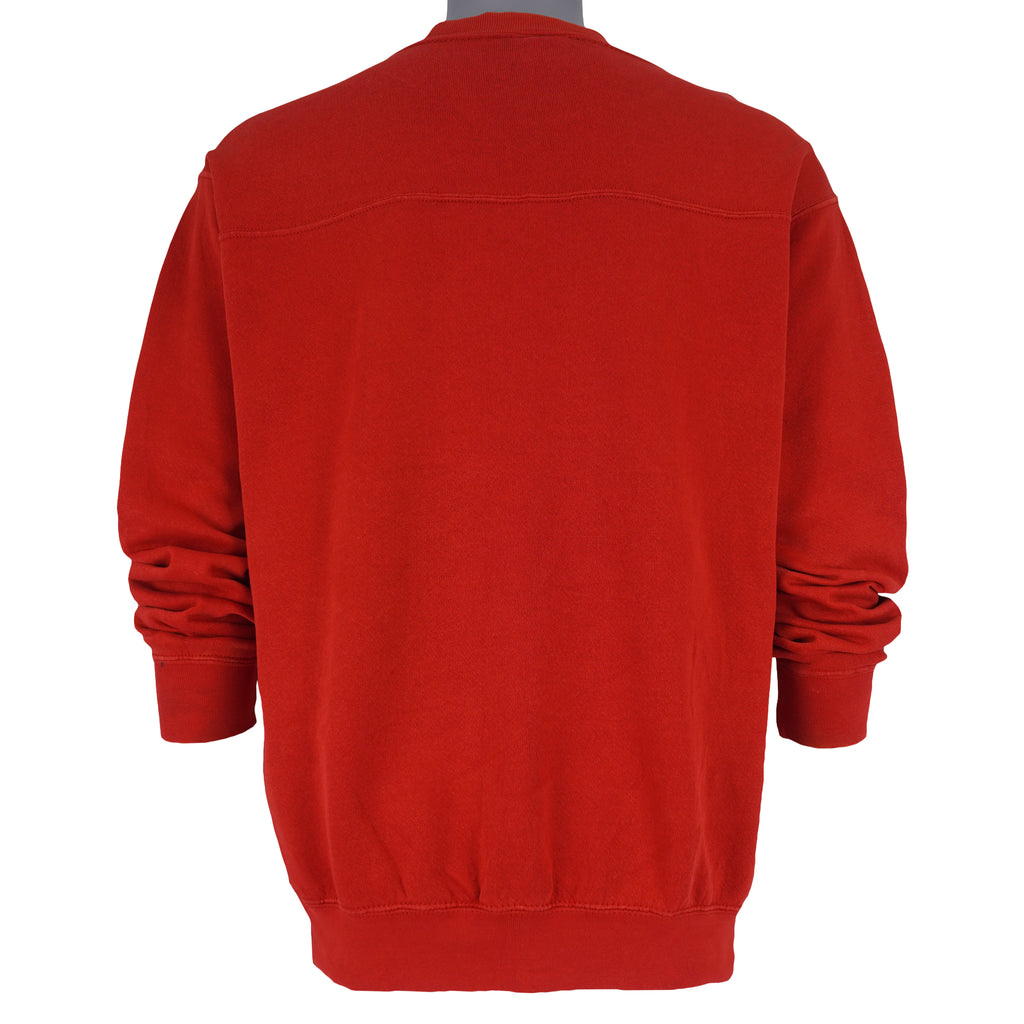 NHL (Lee) - Detroit Red Wings Crew Neck Sweatshirt 1990s Medium Vintage Retro Hockey