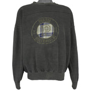 NCAA (CS) - Purdue Boilermakers Embroidered Sweatshirt 1990s Large Vintage Retro