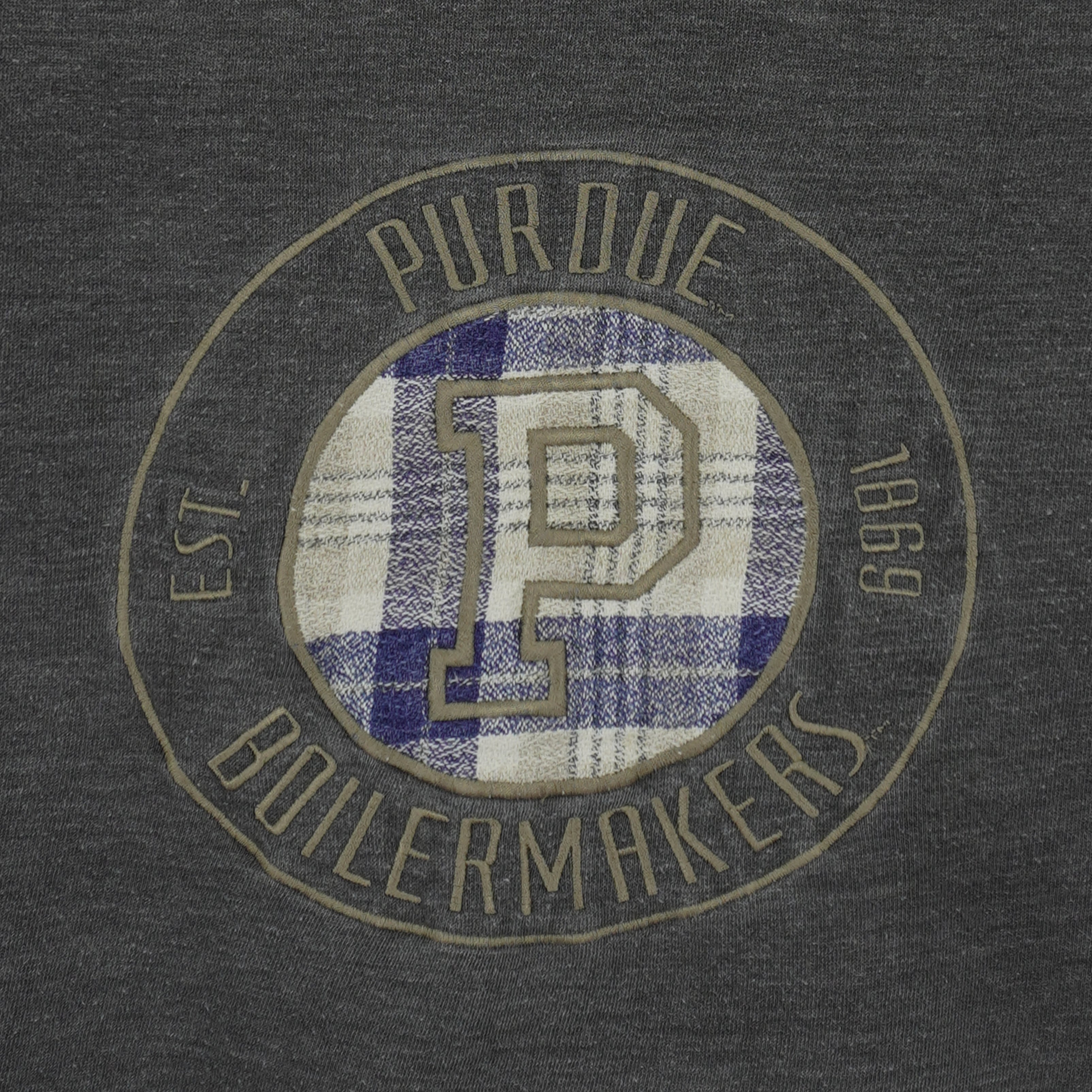 NCAA (CS) - Purdue Boilermakers Embroidered Sweatshirt 1990s Large Vintage Retro