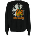 Vintage - Happy Halloween Crew Neck Sweatshirt 1995 X-Large Vintage Retro