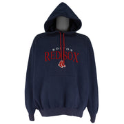 MLB (Lee) - Boston Red Sox Hooded Sweatshirt 1990s X-Large Vintage Retro Baseball