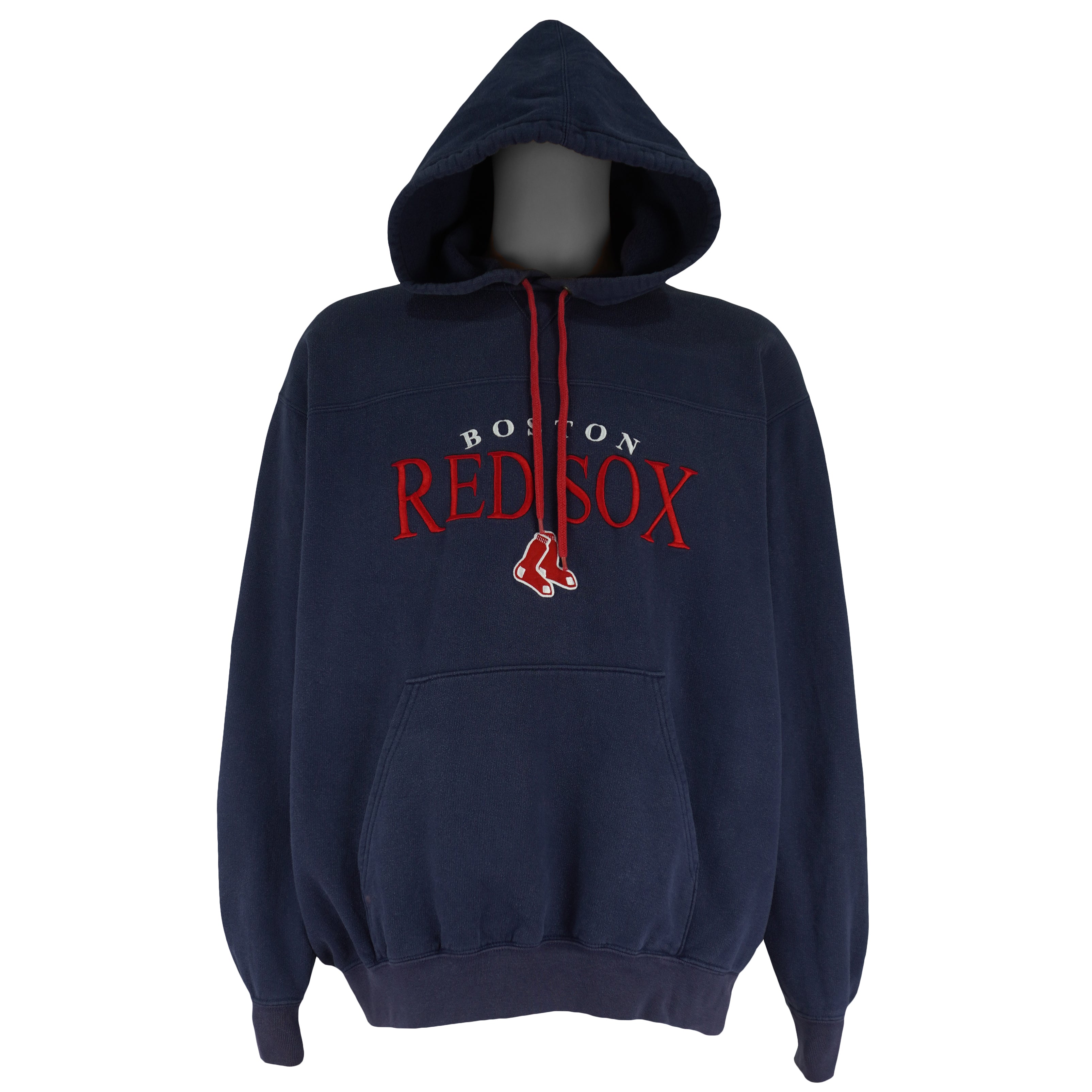 MLB (Lee) - Boston Red Sox Hooded Sweatshirt 1990s X-Large Vintage Retro Baseball