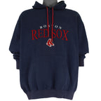 MLB (Lee) - Boston Red Sox Hooded Sweatshirt 1990s X-Large Vintage Retro Baseball