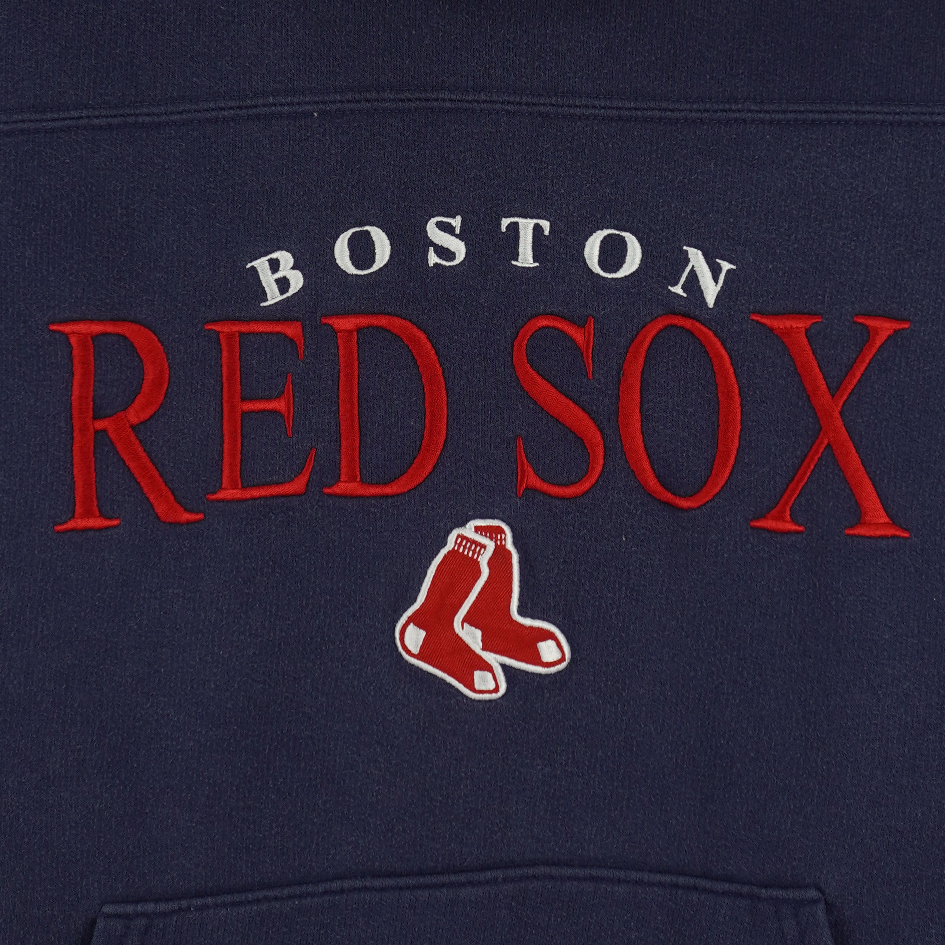 MLB (Lee) - Boston Red Sox Hooded Sweatshirt 1990s X-Large Vintage Retro Baseball