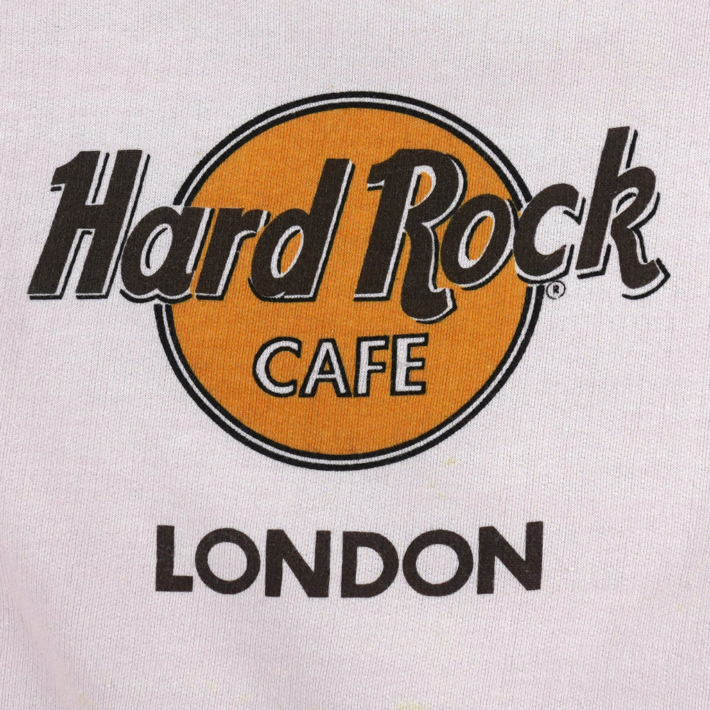 Vintage - Hard Rock London Crew Neck Sweatshirt 1990s Medium Vintage Retro