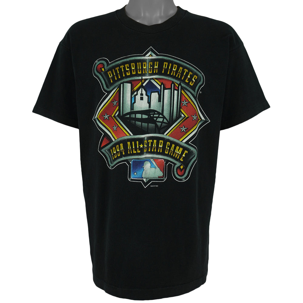 MLB (Salem) - Pittsburgh Pirates All Star Game T-Shirt 1994 Large Vintage Retro Baseball