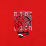 Reebok - Red Hoop Gear T-Shirt 1990s Large Vintage Retro