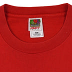 Budweiser - Red King Of Beer Spell-Out T-Shirt 1999 X-Large Vintage Retro