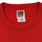 Budweiser - Red King Of Beer Spell-Out T-Shirt 1999 X-Large Vintage Retro