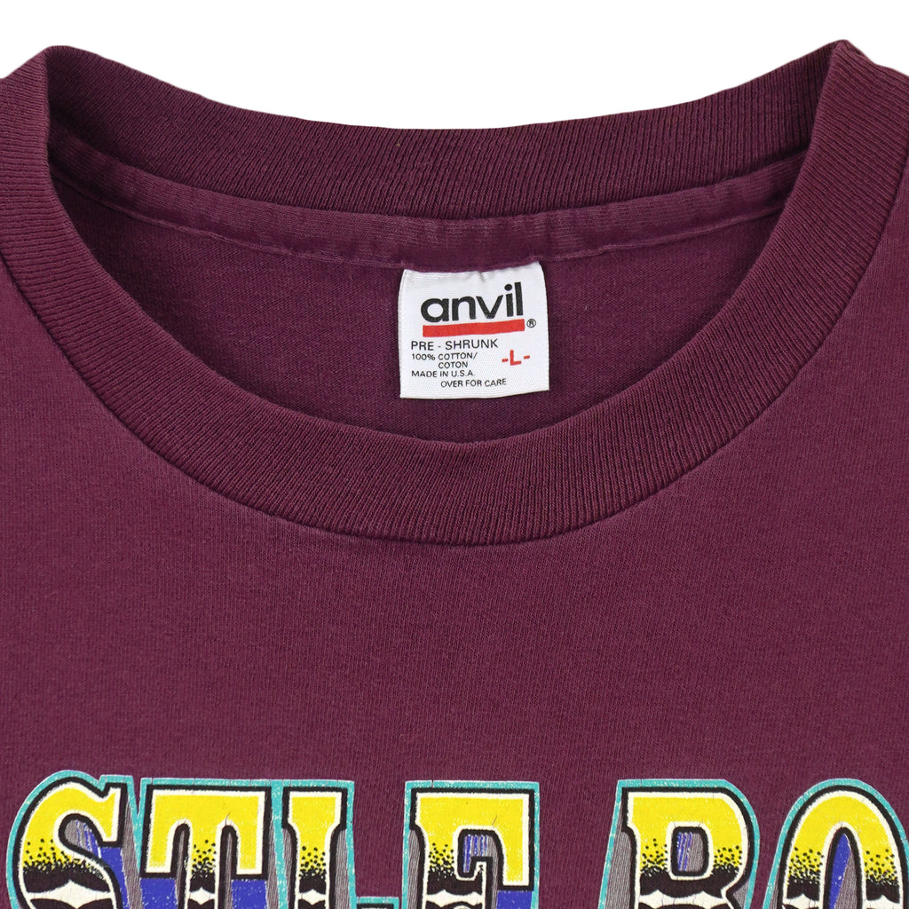 Vintage (Anvil) - Castle Rock 600 National T-Shirt 1995 Large Vintage Retro
