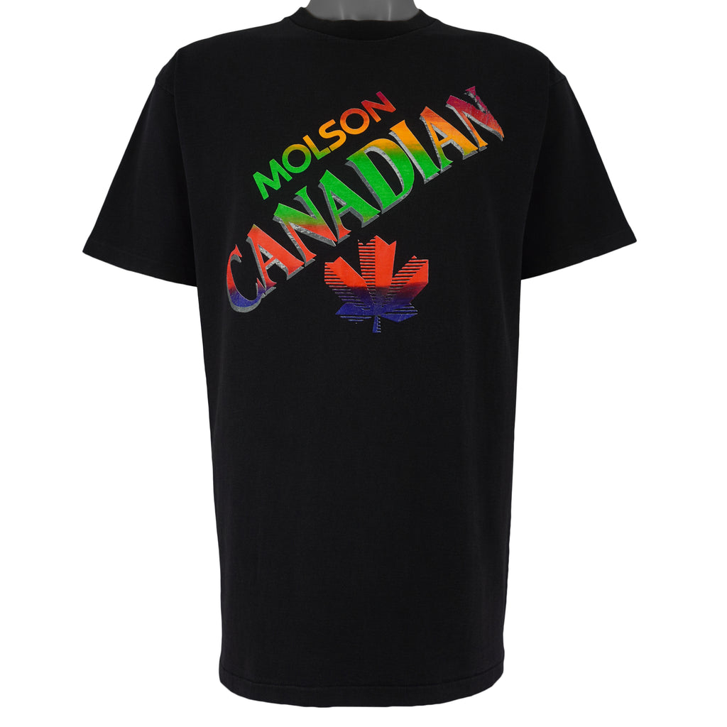Vintage (Anvil) - Molson Canadian Single Stitch T-Shirt 1990s X-Large Vintage Retro