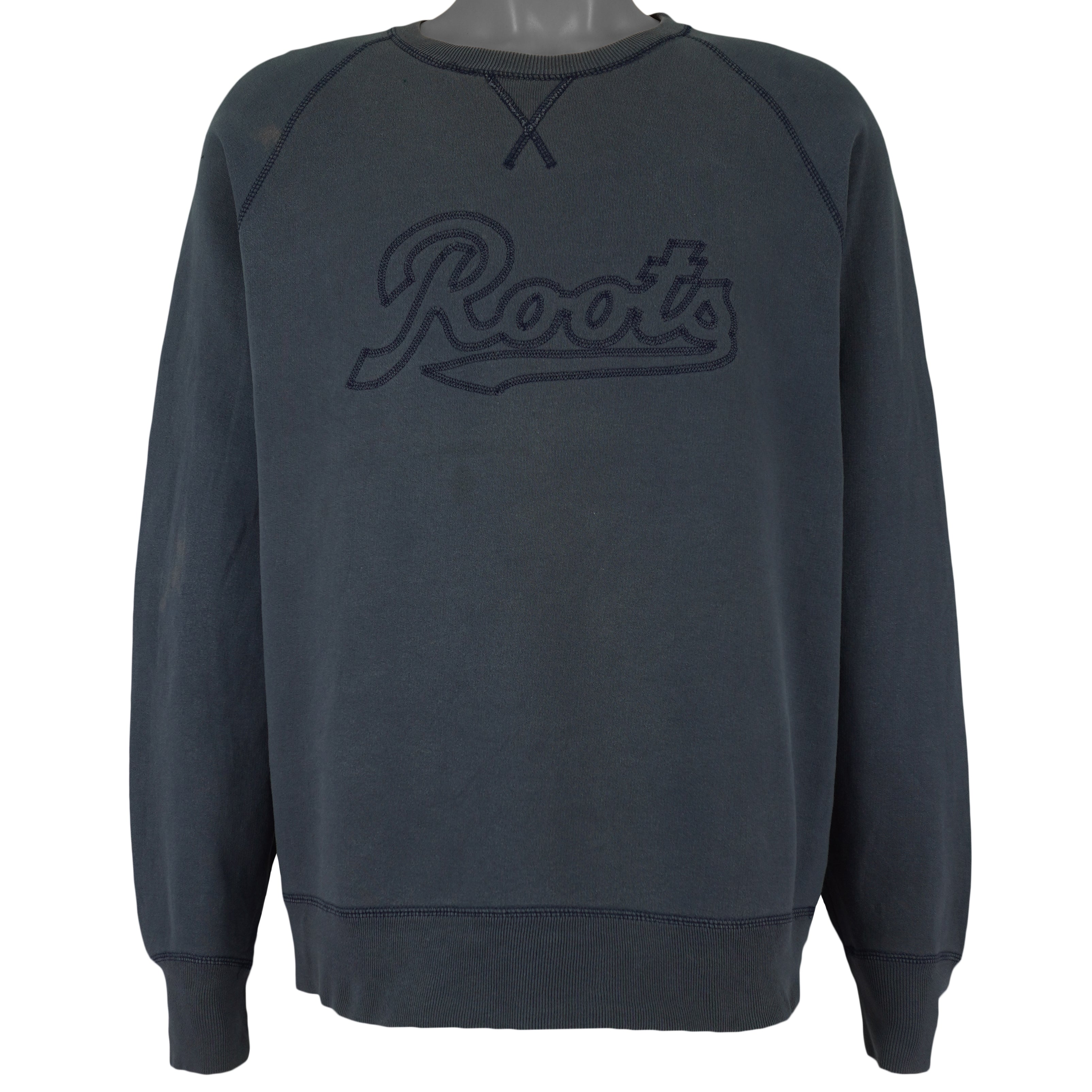 Vintage - Roots Crew Neck Sweatshirt 1990s X-Large Vintage Retro