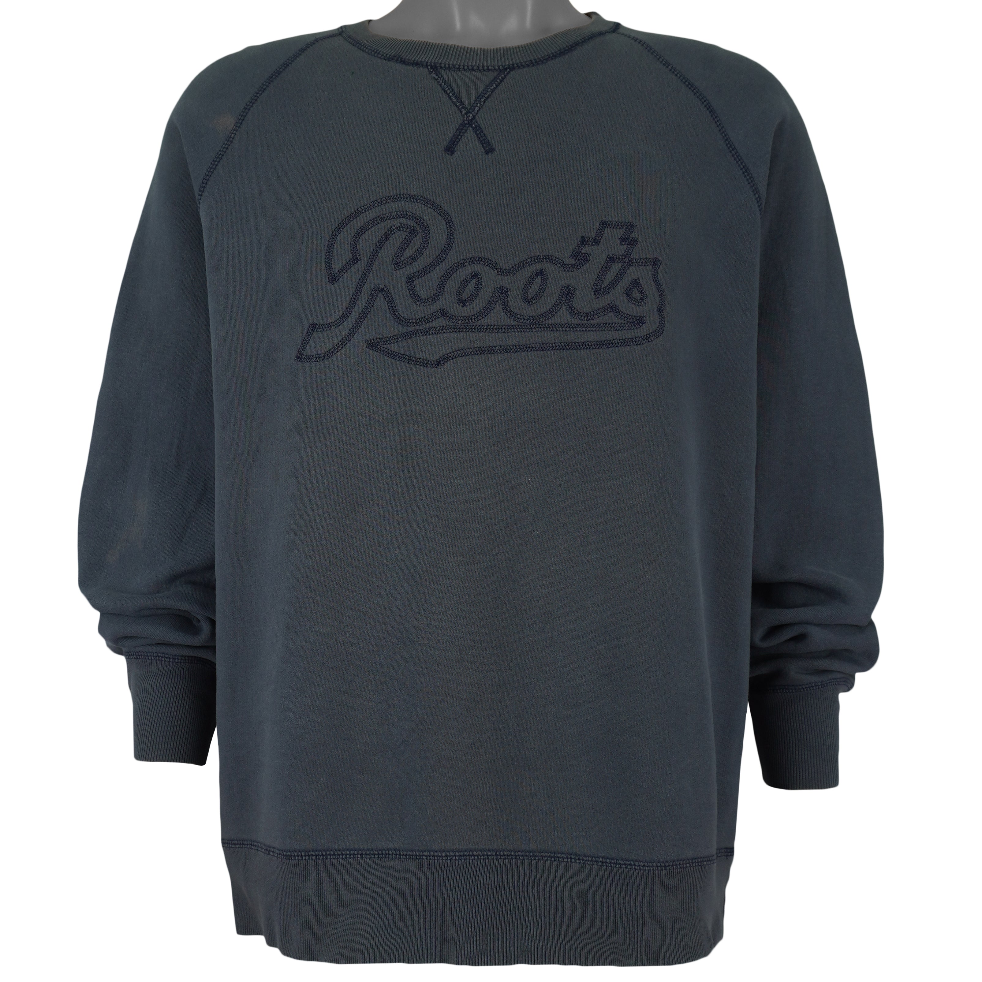 Vintage - Roots Crew Neck Sweatshirt 1990s X-Large Vintage Retro