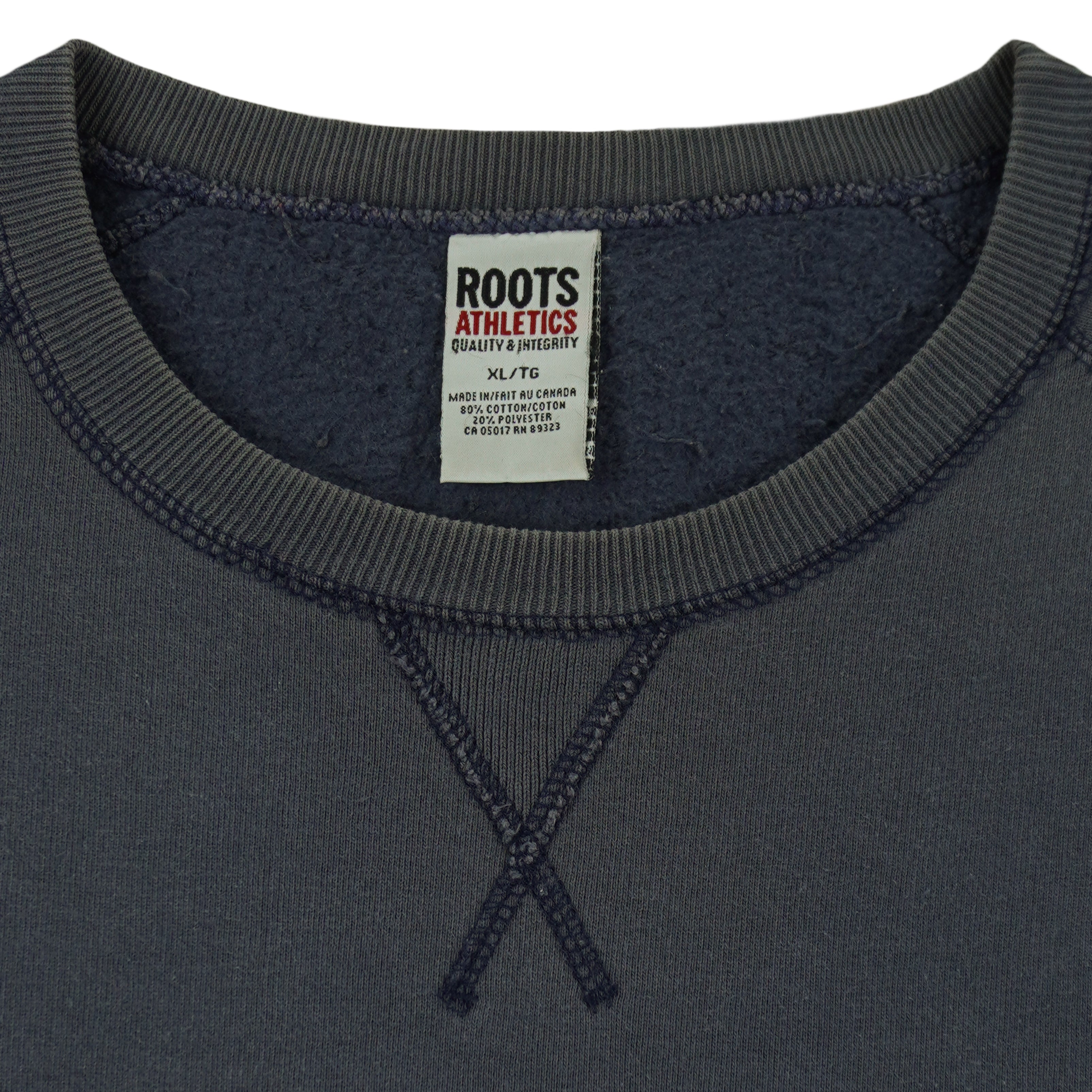 Vintage - Roots Crew Neck Sweatshirt 1990s X-Large Vintage Retro