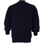 NCAA (Nutmeg) - Illinois Big Logo Crew Neck Sweatshirt 1990s Large Vintage Retro