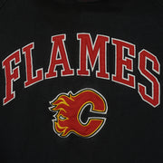 Reebok - Calgary Flames Hooded Sweatshirt 1990s Large Vintage Retro Hockey