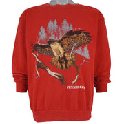 Vintage (Tultex) - Hawk Pennsylvania Sweatshirt 1990s Large Vintage Retro