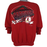 MLB (Logo 7) - St. Louis Cardinals Crew Neck Sweatshirt 1996 X-Large Vintage Retro Baseball