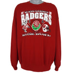 NCAA (Jerzees) - Wisconsin Badgers Rose Bowl Sweatshirt 1994 3X-Large