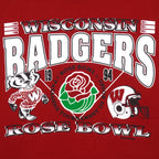 NCAA (Jerzees) - Wisconsin Badgers Rose Bowl Sweatshirt 1994 3X-Large Vintage Retro