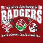 NCAA (Jerzees) - Wisconsin Badgers Rose Bowl Sweatshirt 1994 3X-Large Vintage Retro