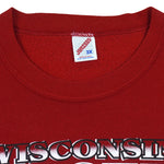 NCAA (Jerzees) - Wisconsin Badgers Rose Bowl Sweatshirt 1994 3X-Large Vintage Retro