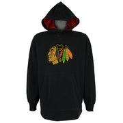 Nike - Chicago Blackhawks Hooded Sweatshirt 1990s Medium Vintage Retro Hockey
