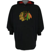 Nike - Chicago Blackhawks Hooded Sweatshirt 1990s Medium Vintage Retro Hockey