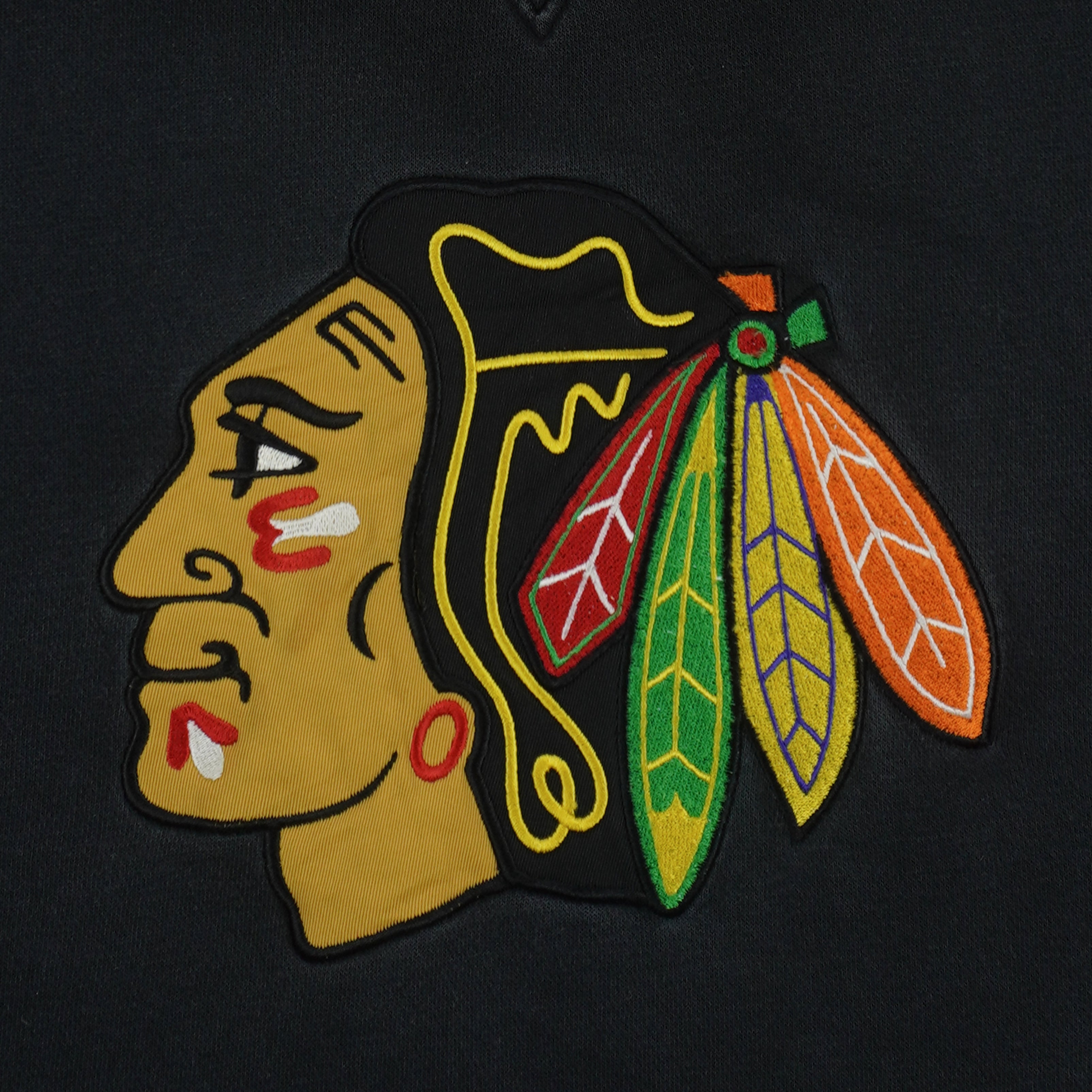 Nike - Chicago Blackhawks Hooded Sweatshirt 1990s Medium Vintage Retro Hockey
