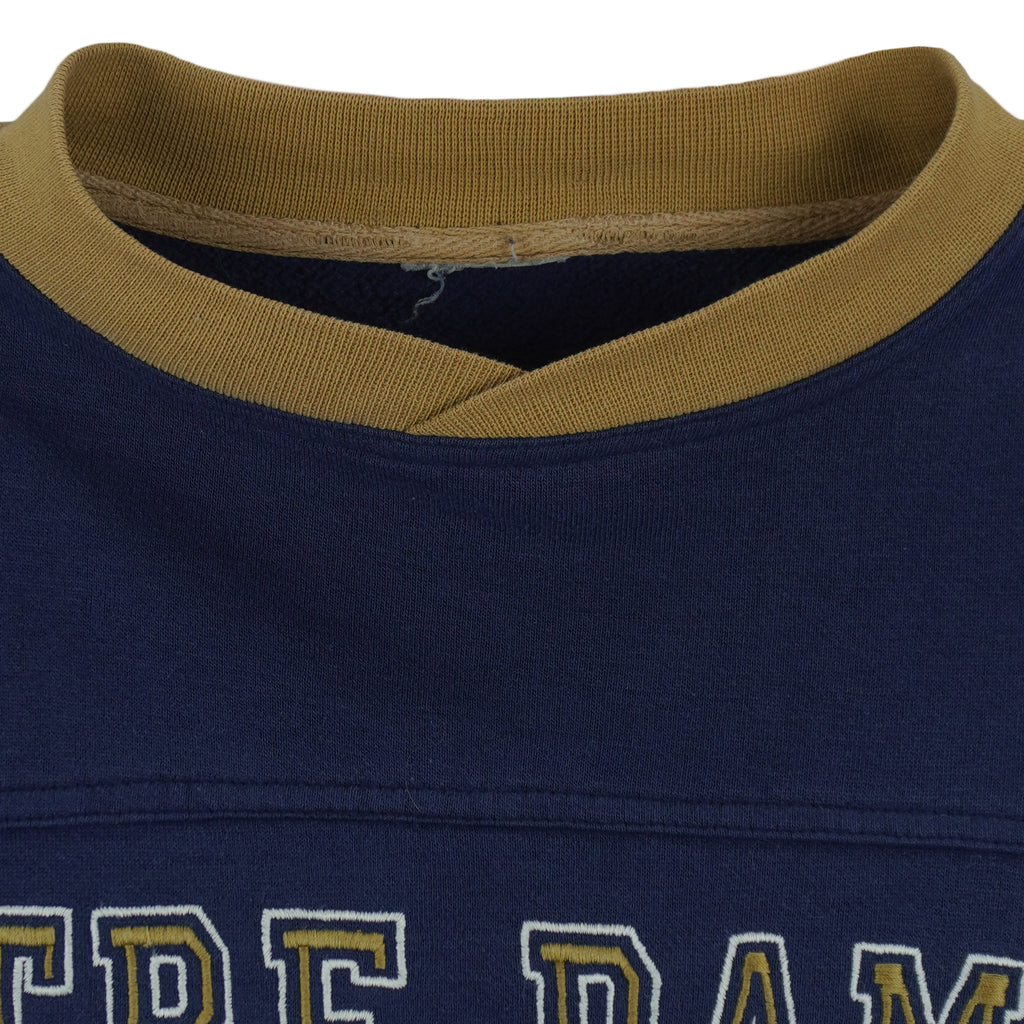 NCAA - Notre Dame Indiana Crew Neck Sweatshirt 1990s X-Large Vintage Retro