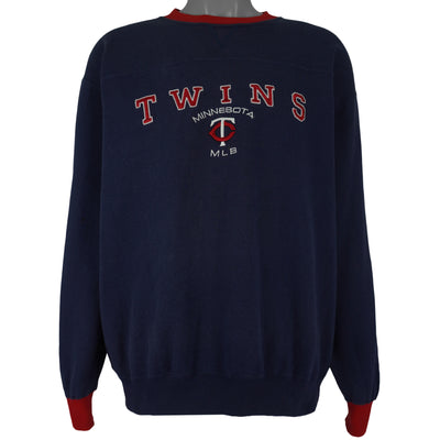 MLB (Lee) - Minnesota Twins Embroidered Sweatshirt 1990s Large